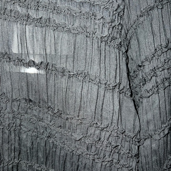 Grey Collective Black smocked blouse - Picture 2 of 4